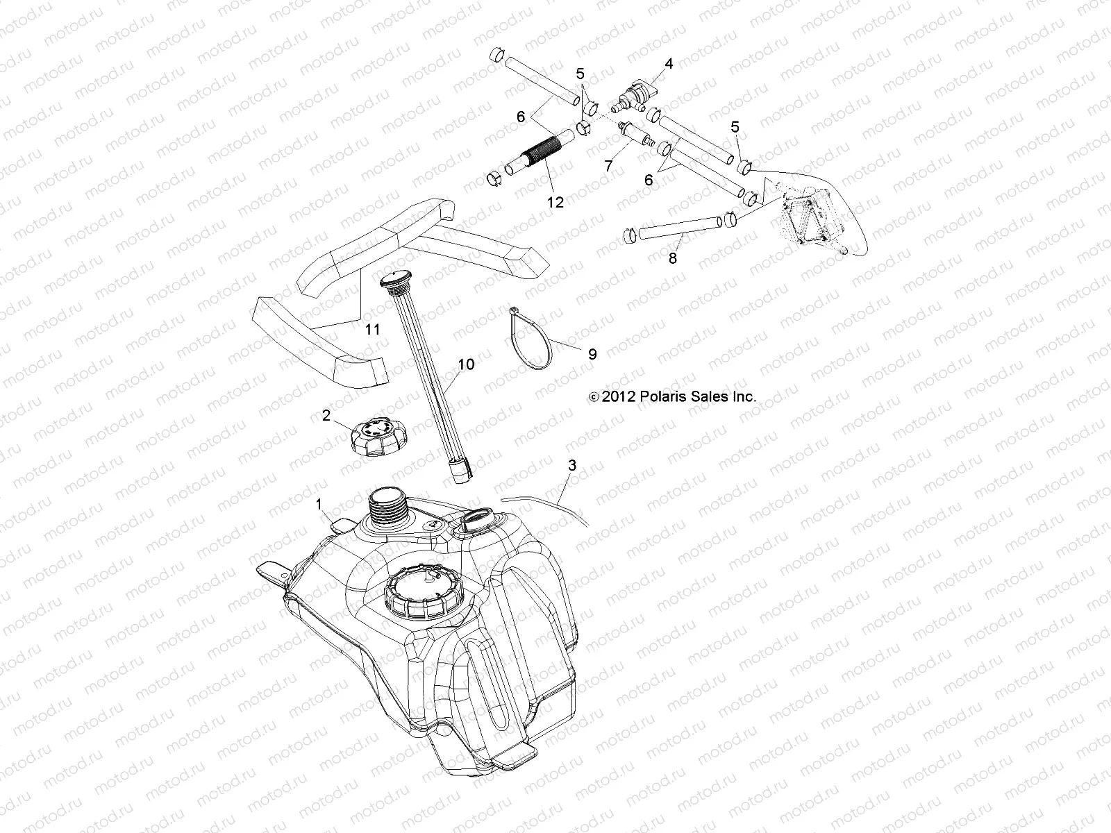 BODY | BODY, FUEL SYSTEM - A13EA32AA (49ATVFUEL13BOSS)