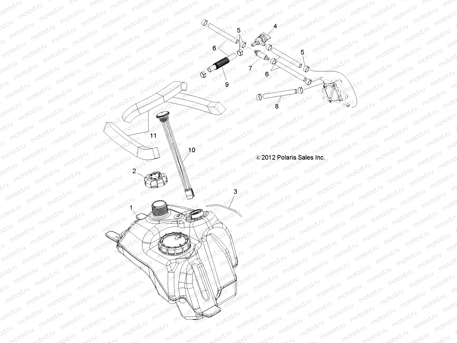 BODY | BODY, FUEL SYSTEM - A13NA32AA (49ATVFUEL13TBLZR)