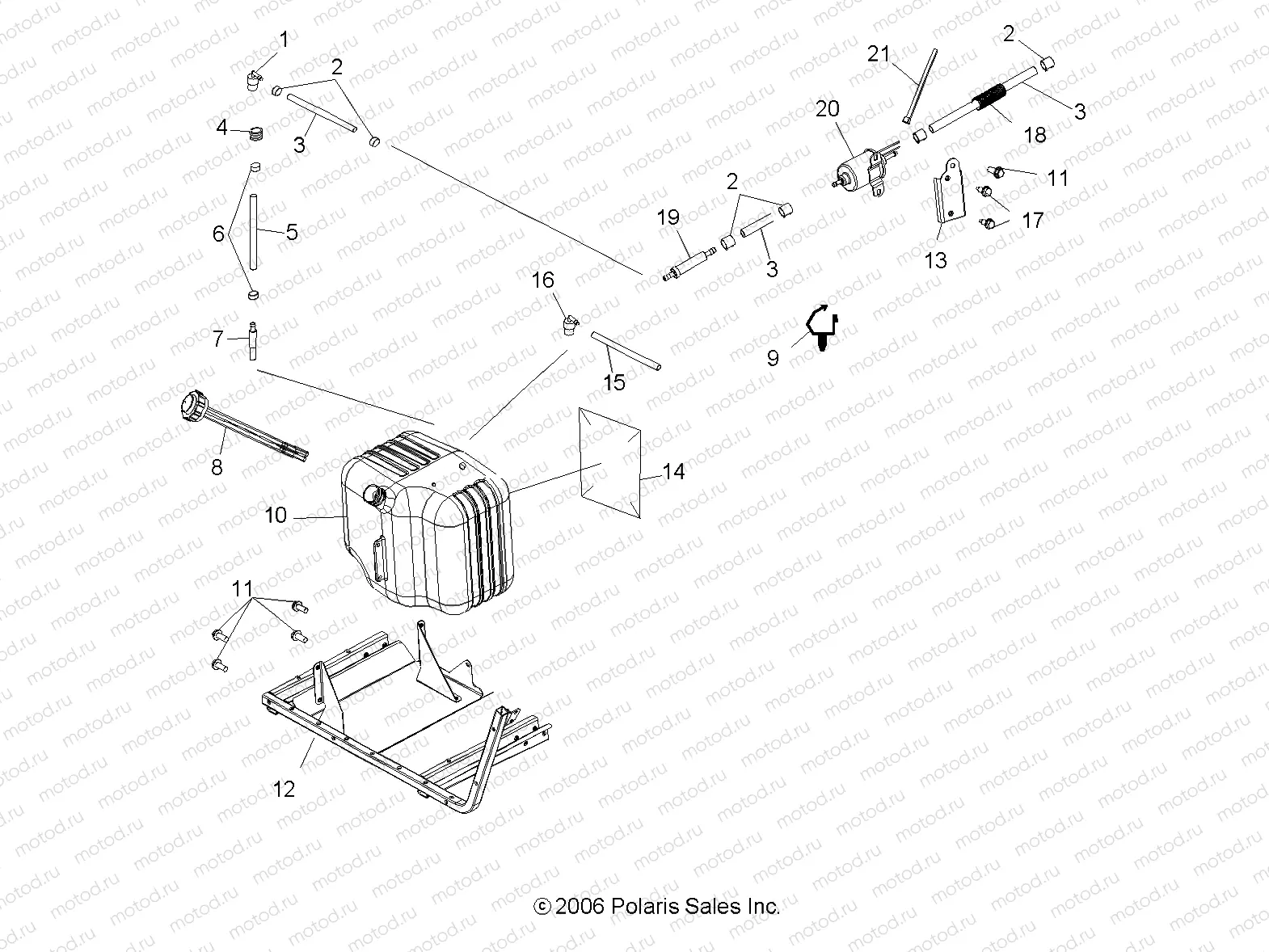 BODY | BODY, FUEL SYSTEM - R08RB50AA (49RGRFUEL07500)