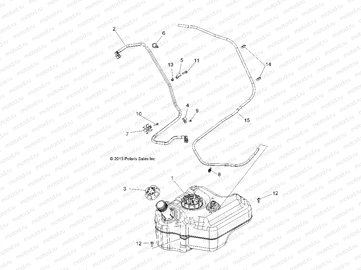 BODY | BODY, FUEL TANK - A15DAH32EJ (49ATVFUEL14325)