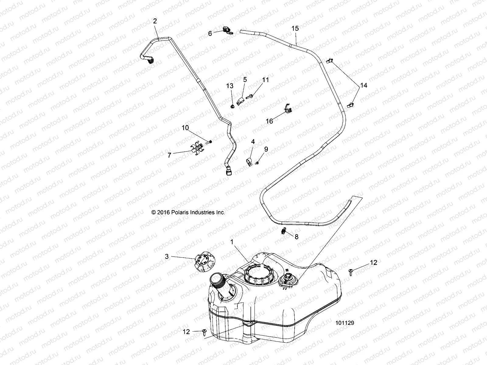 BODY | BODY, FUEL TANK - A17DAE57AM (101129)