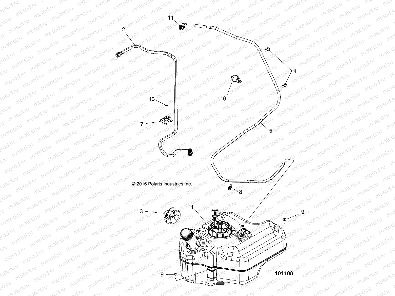 BODY | BODY, FUEL TANK - A17DCE87AU (101108)