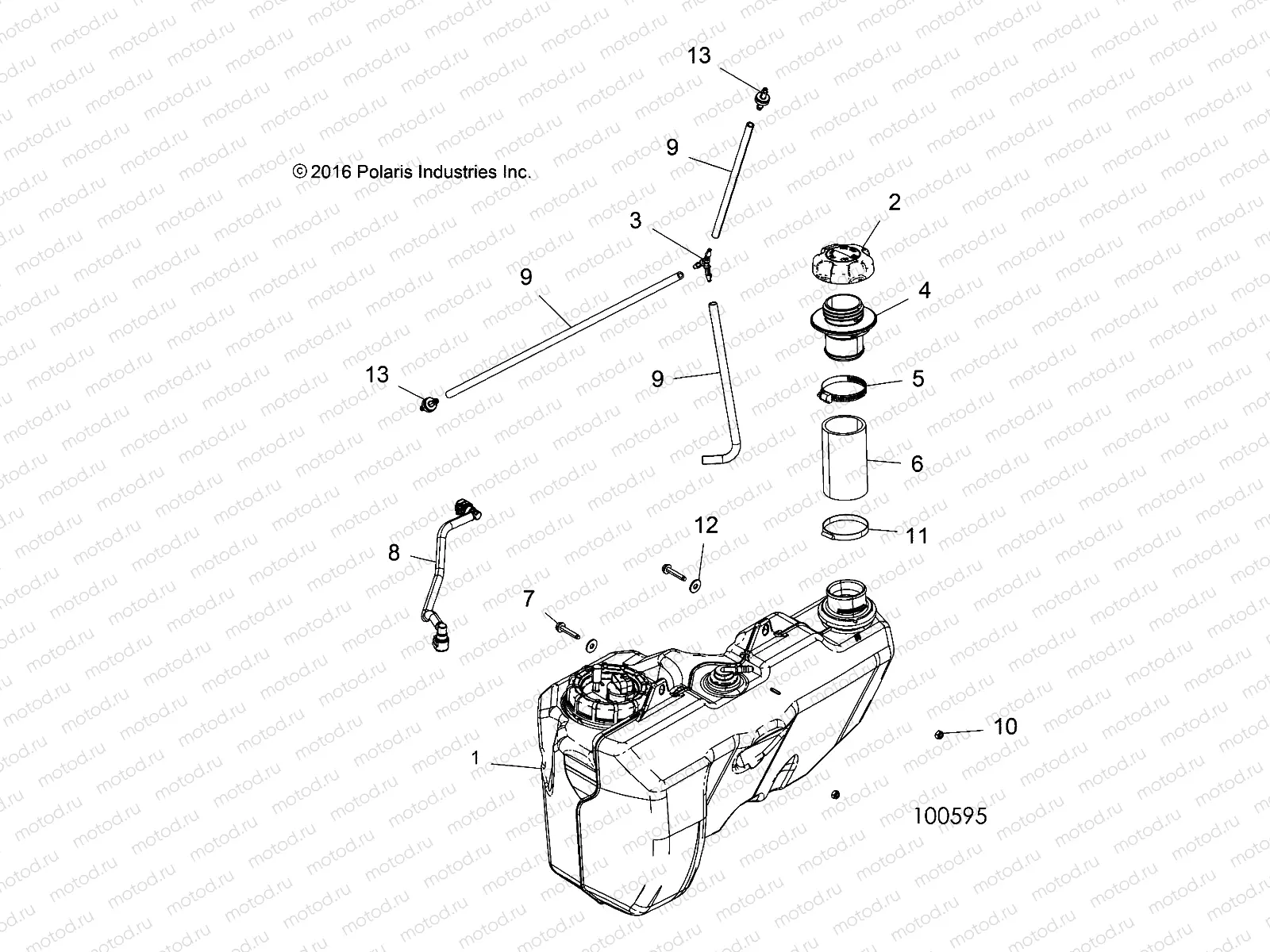 BODY | BODY, FUEL TANK - A17SXN85A5