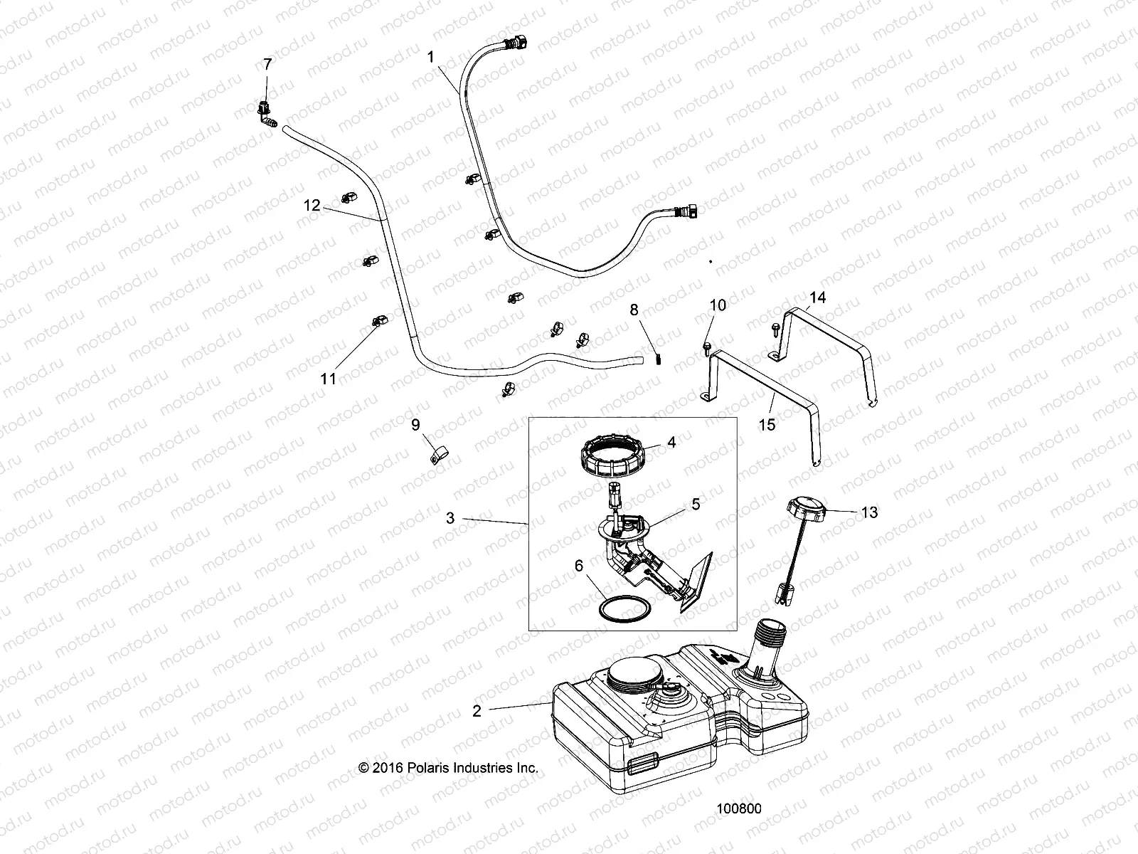 BODY | BODY, FUEL TANK - A18HAA15B7/B2 (100800)