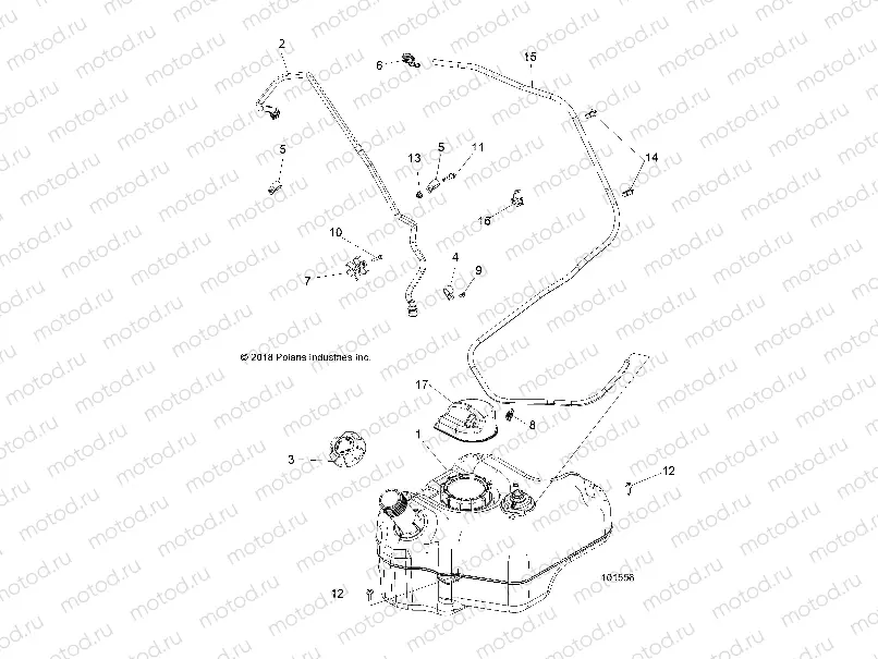 BODY | BODY, FUEL TANK - A19DAE57A4 (101556)