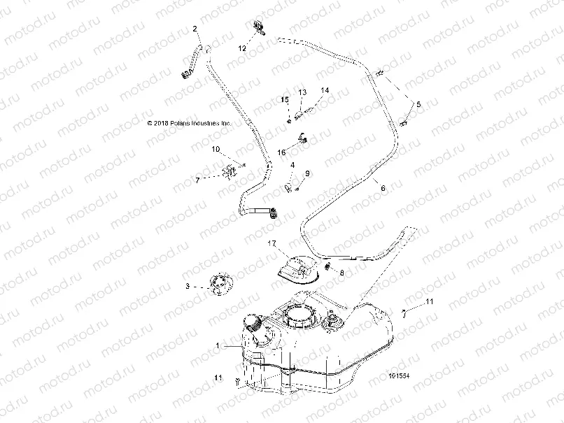 BODY | BODY, FUEL TANK - A19DBA50A5 (101554)