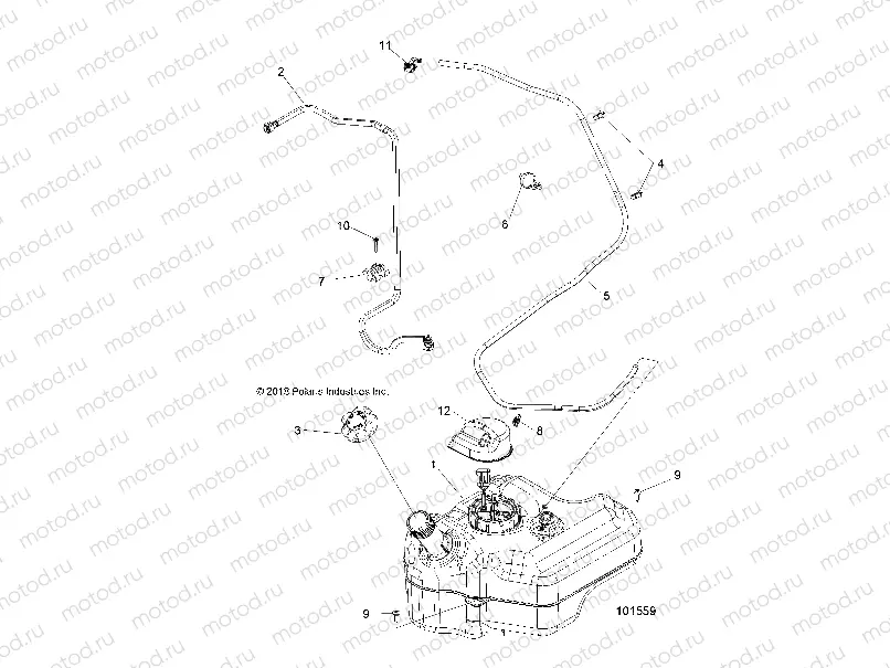 BODY | BODY, FUEL TANK - A19DCE87AK (101559)