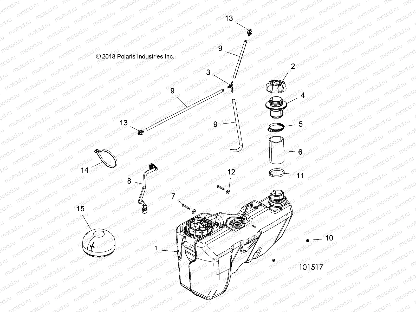BODY | BODY, FUEL TANK - A19SXN85A8