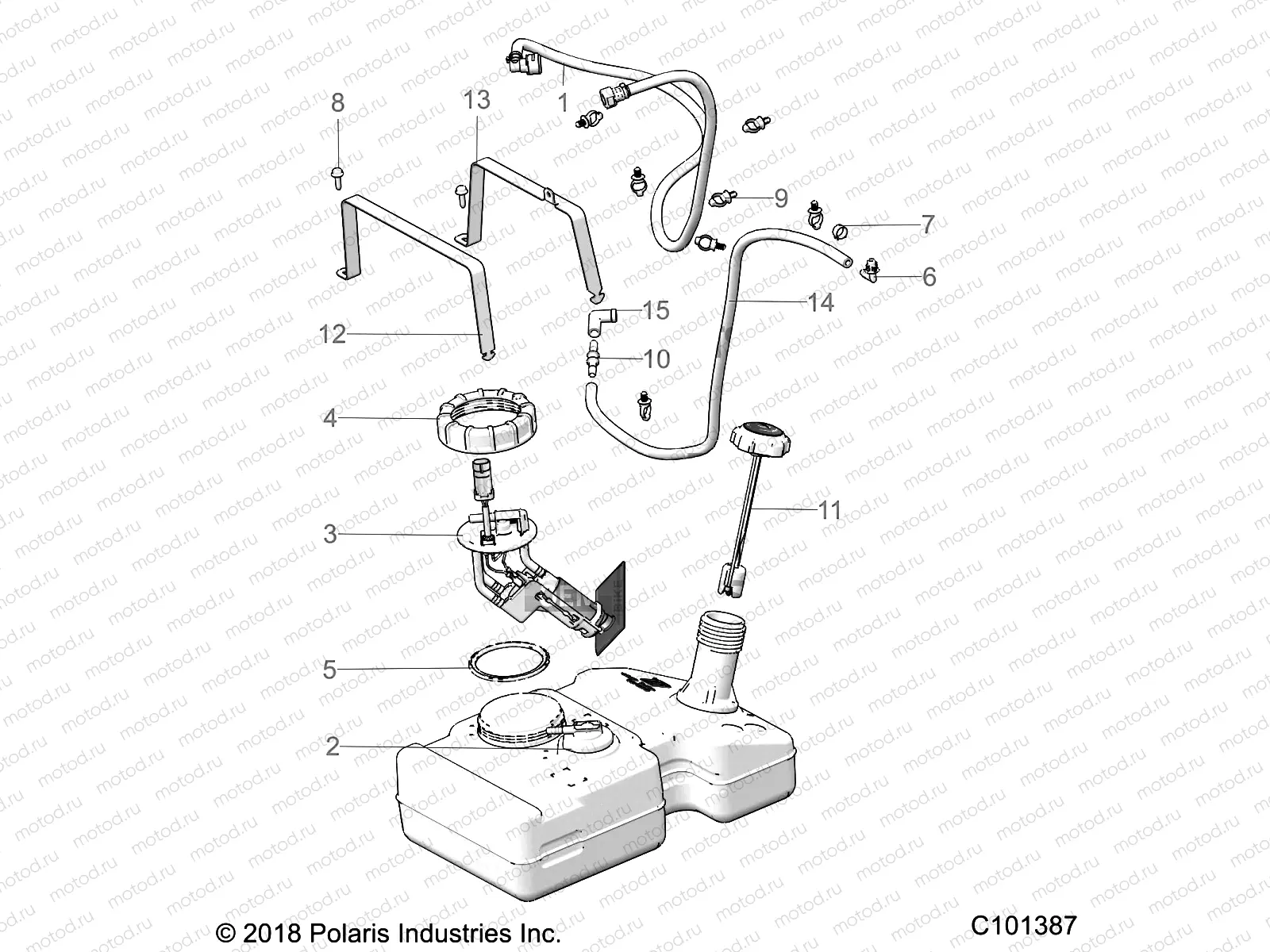 BODY | BODY, FUEL TANK - A21HZB15N1/N2 (C101387)