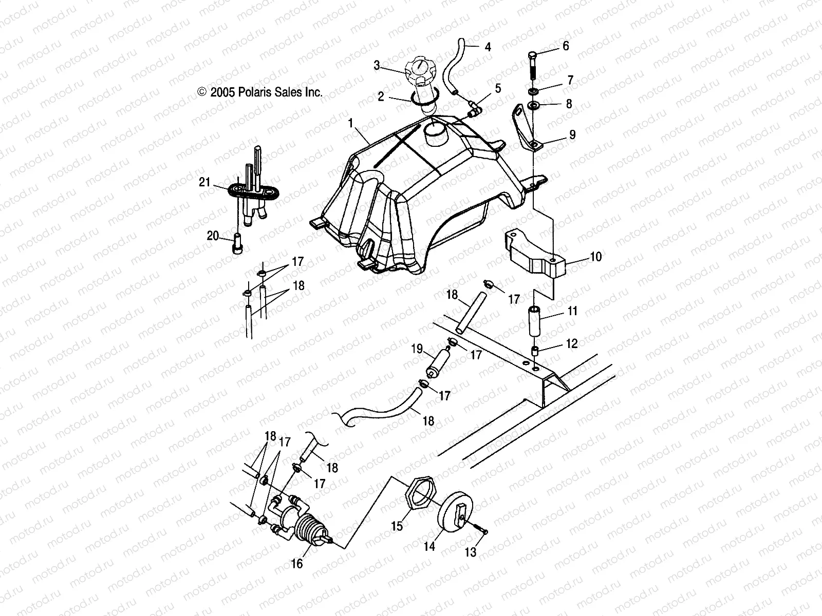 BODY | BODY, FUEL TANK ASM. - A09CA32AA (4999202939920293A11)