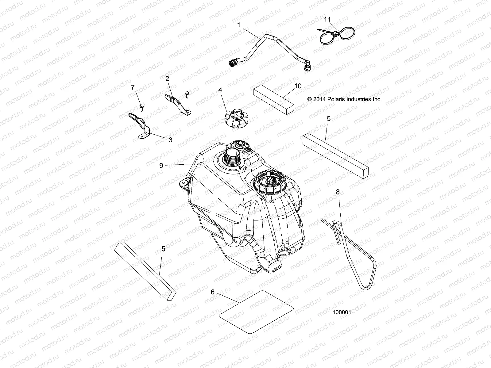 BODY | BODY, FUEL TANK ASM. - A15SJE57HI (100001)