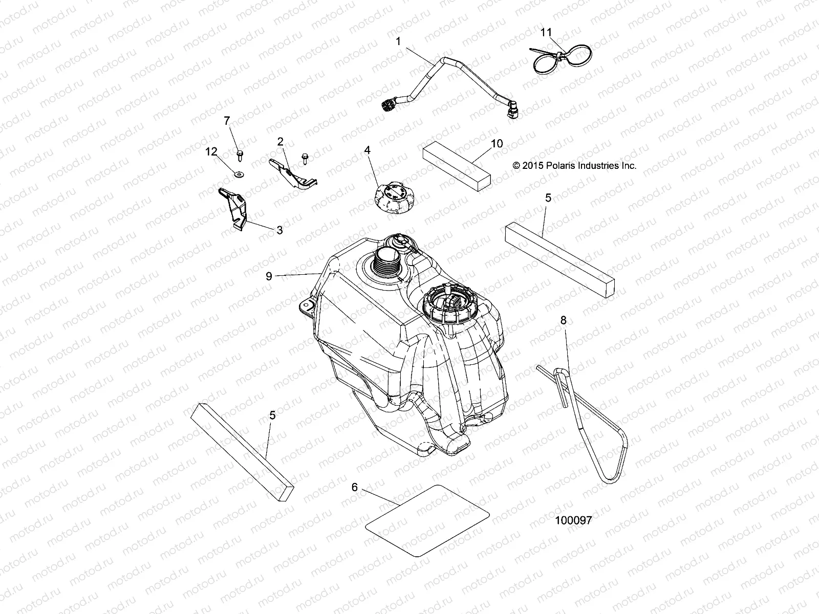 BODY | BODY, FUEL TANK ASM. - A16SAA57N1