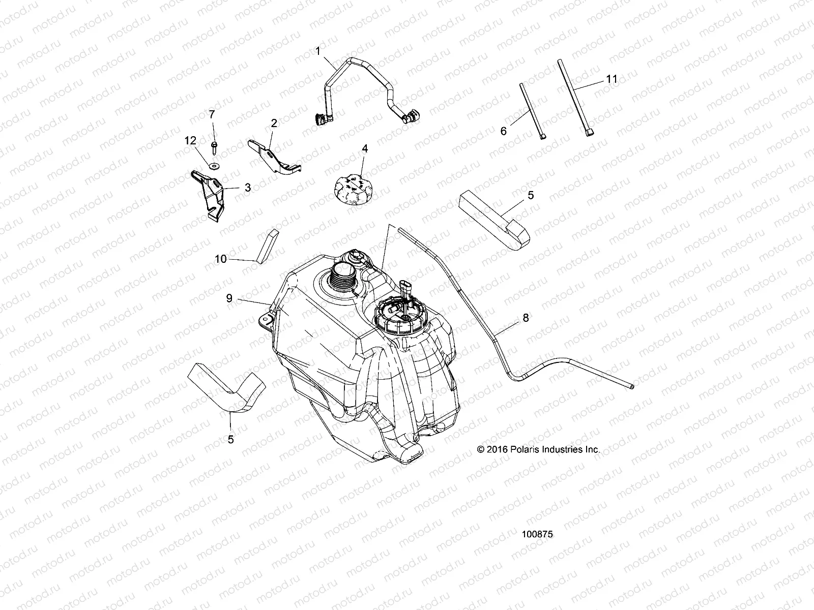 BODY | BODY, FUEL TANK ASM. - A17SAH50A5