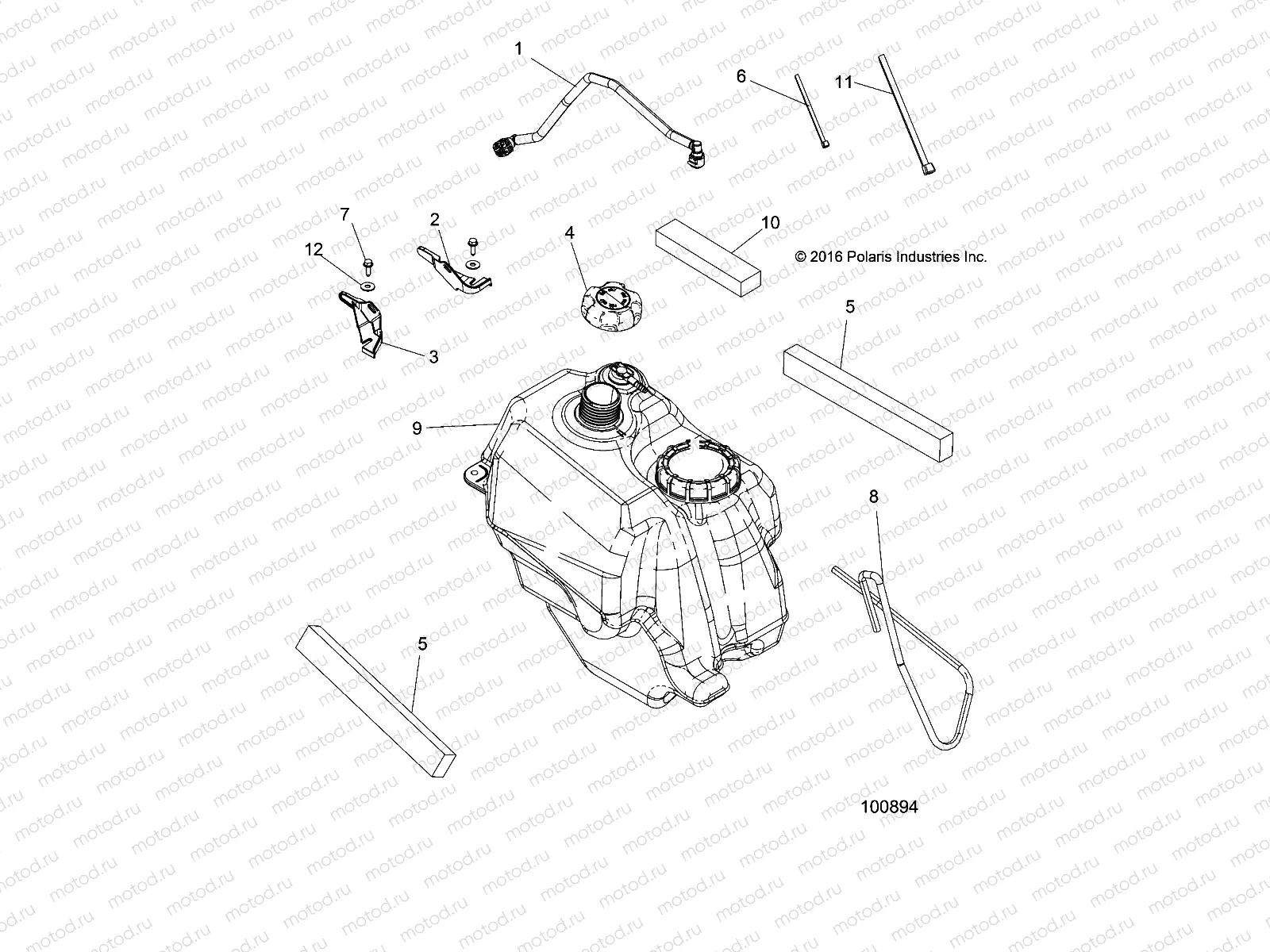 BODY | BODY, FUEL TANK ASM. - A17SHD57A9/AG/E57AS/E57AL (100894)
