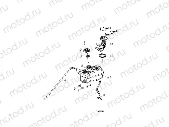 BODY | BODY, FUEL TANK ASM. - A17YAK11A4/A6/N4/N6 (A00060)