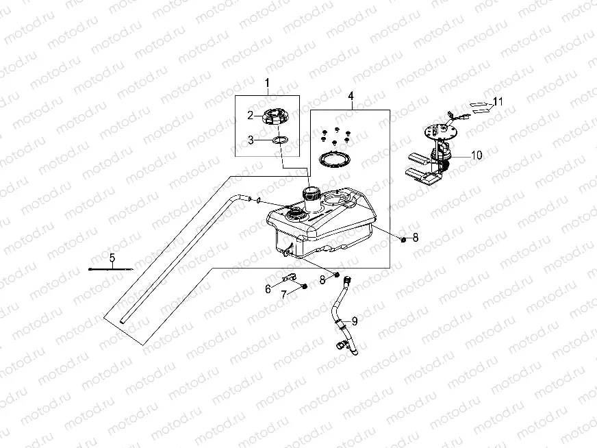 BODY | BODY, FUEL TANK ASM. - A18YAK11N4/N6/B4/B6 (A00068)