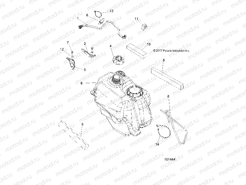 BODY | BODY, FUEL TANK ASM. - A19S6E57B1