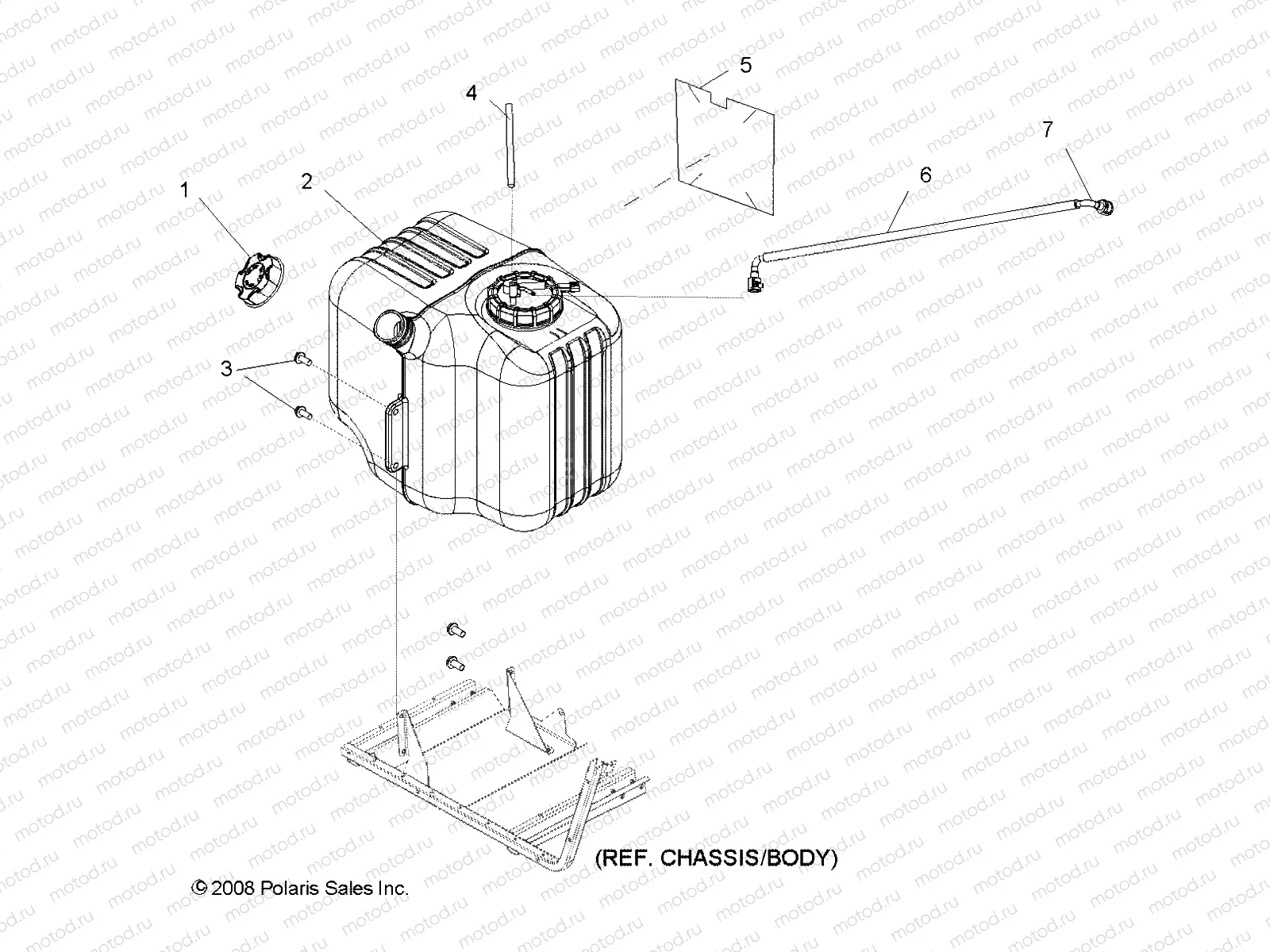 BODY | BODY, FUEL TANK ASM. - R09HH68/HY68 ALL OPTIONS (49RGRFUEL097004X4)