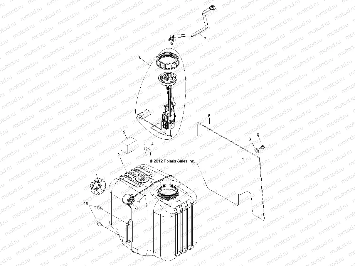 BODY | BODY, FUEL TANK ASM. - R14RH76AA/76AC/7EAZ (49RGRFUEL14800MID)
