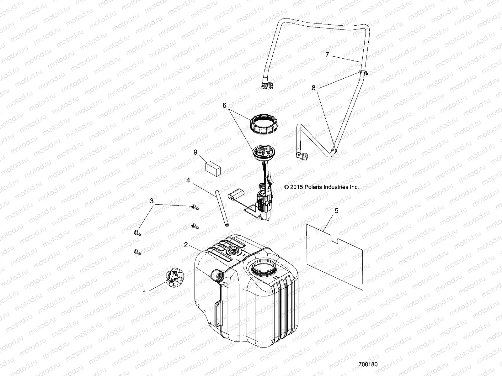 BODY | BODY, FUEL TANK ASM. - R16RMA32A1/A2 (700180)