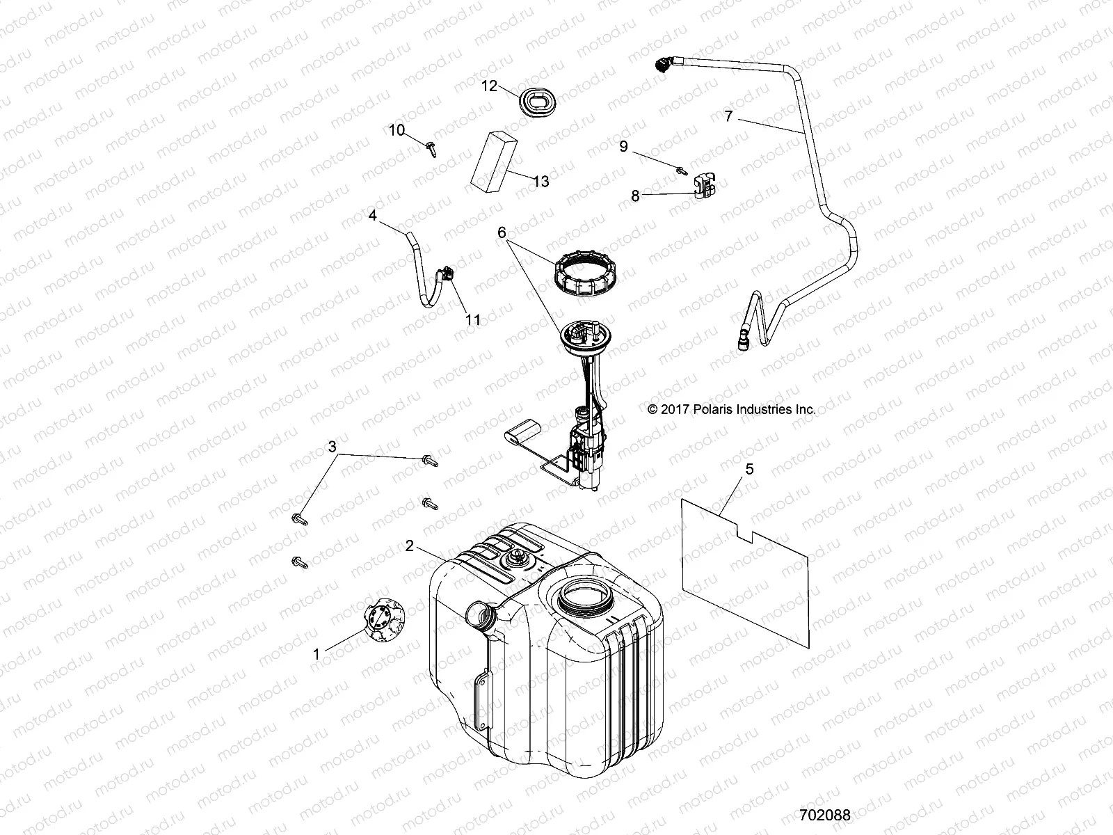 BODY | BODY, FUEL TANK ASM. - R21MAA57F1/F9/SF1/F9/C1/C9/CK (702088)