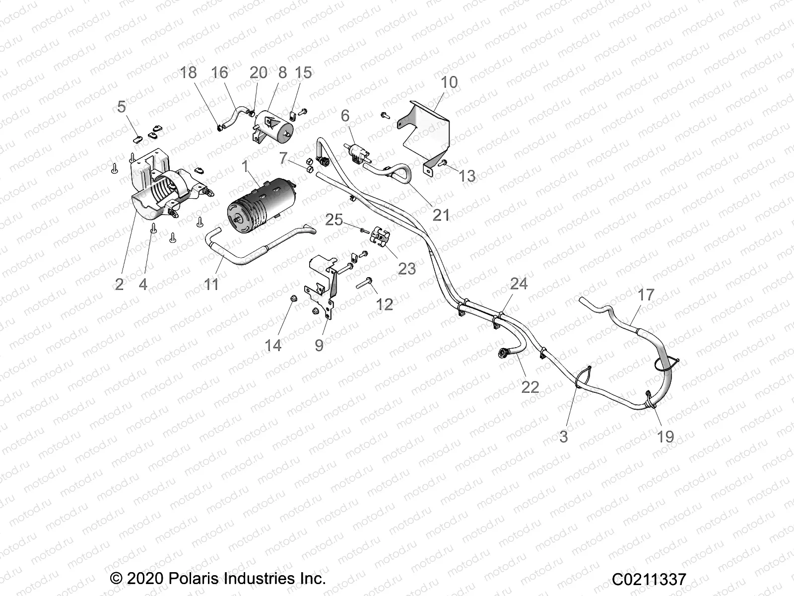 BODY | BODY, FUEL TANK EVAP SYSTEM - A21SEE57B1/B3/B5/B7/B9 (C0211337)