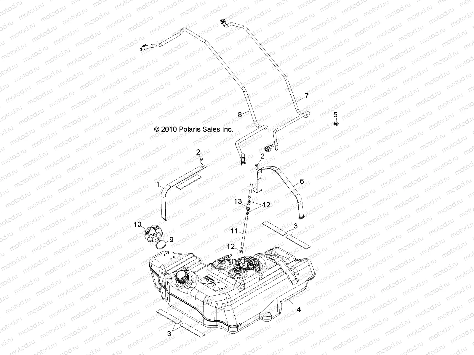 BODY | BODY, FUEL TANK - R11JH87AA/AD (49RGRFUEL11RZR875)