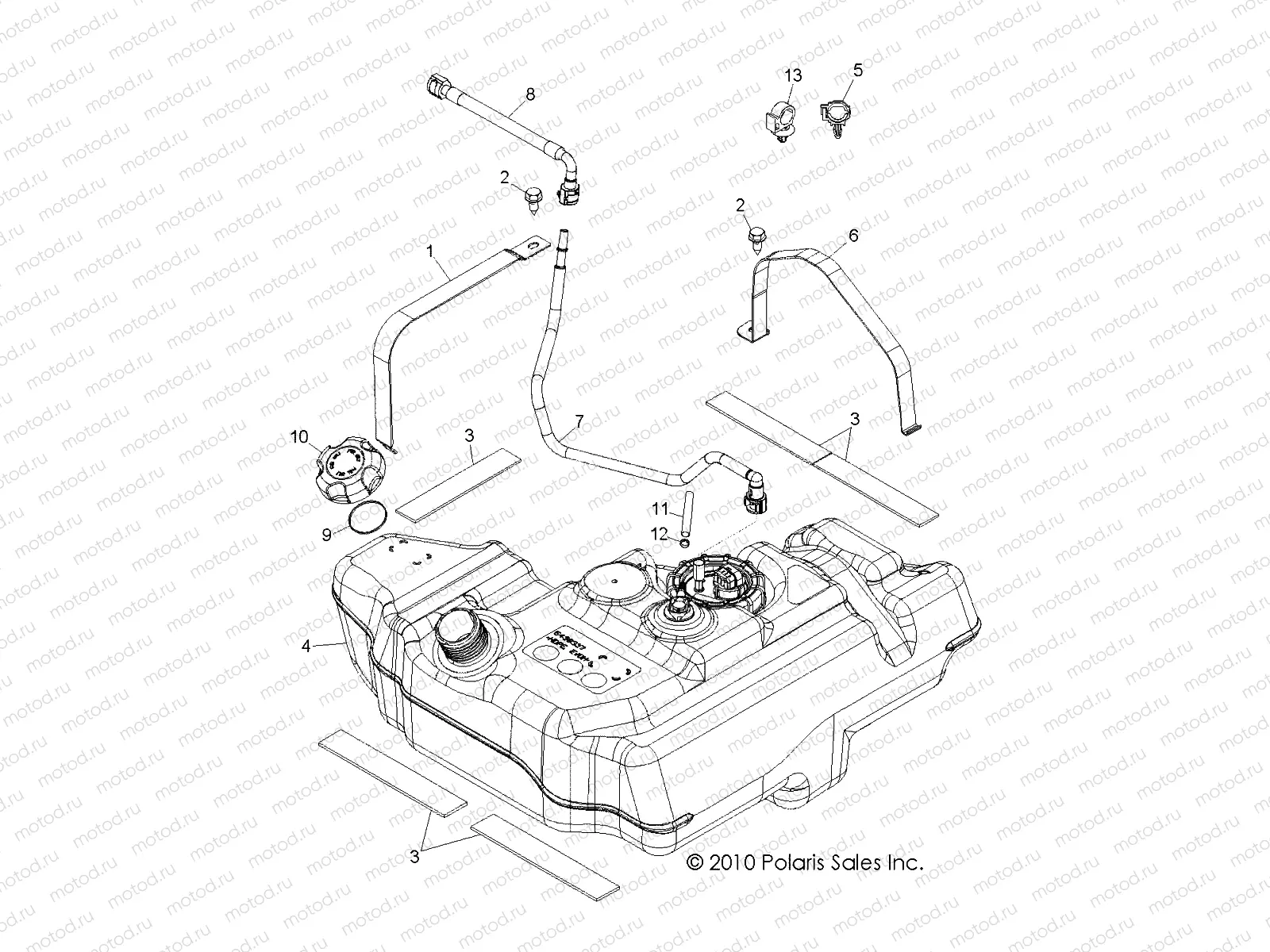 BODY | BODY, FUEL TANK - R11XY76FX (49RGRFUEL11RZRS)