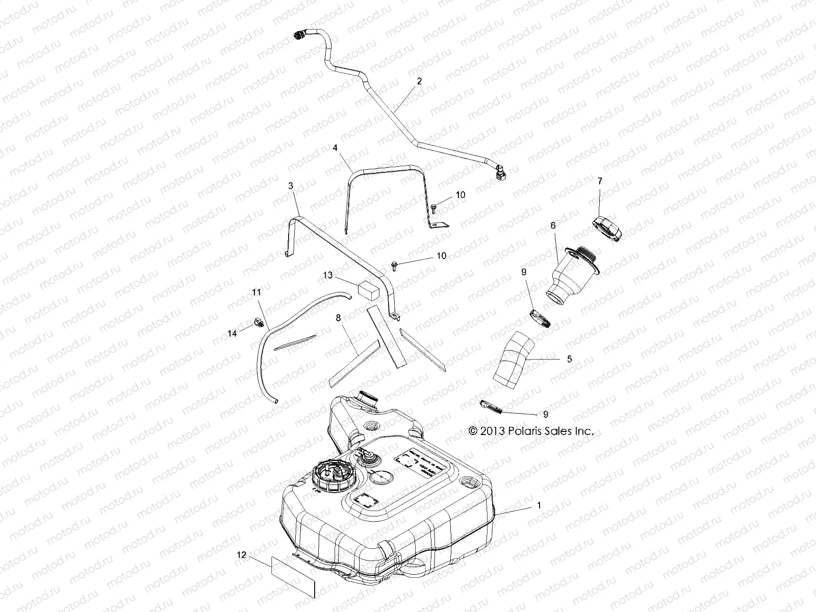 BODY | BODY, FUEL TANK - R15RUA87/E87/YAA/ZAC ALL OPTIONS (49RGRFUEL14CREW)