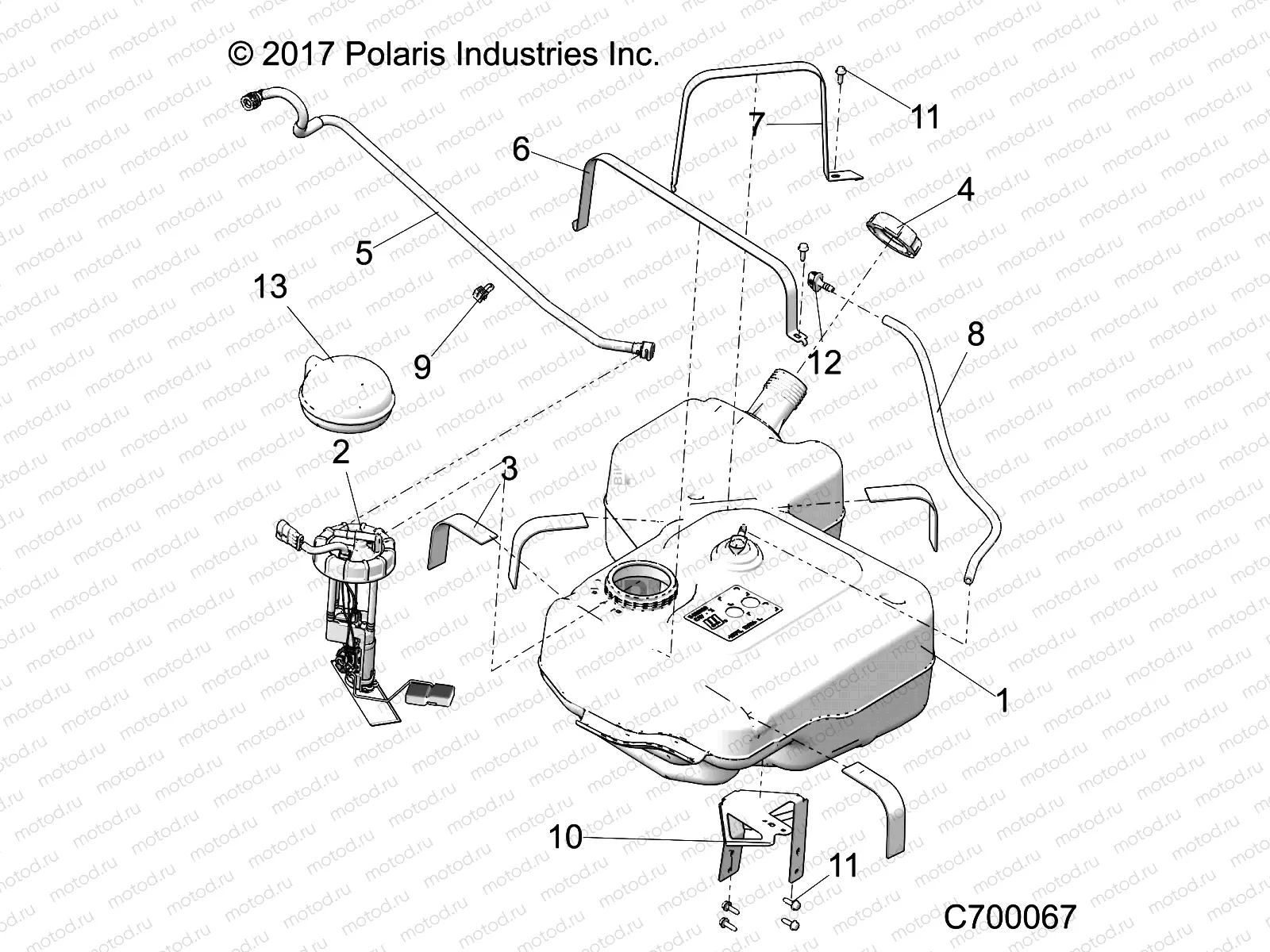 BODY | BODY, FUEL TANK - R18RRE99FM/SFM/SCM (C7000067)