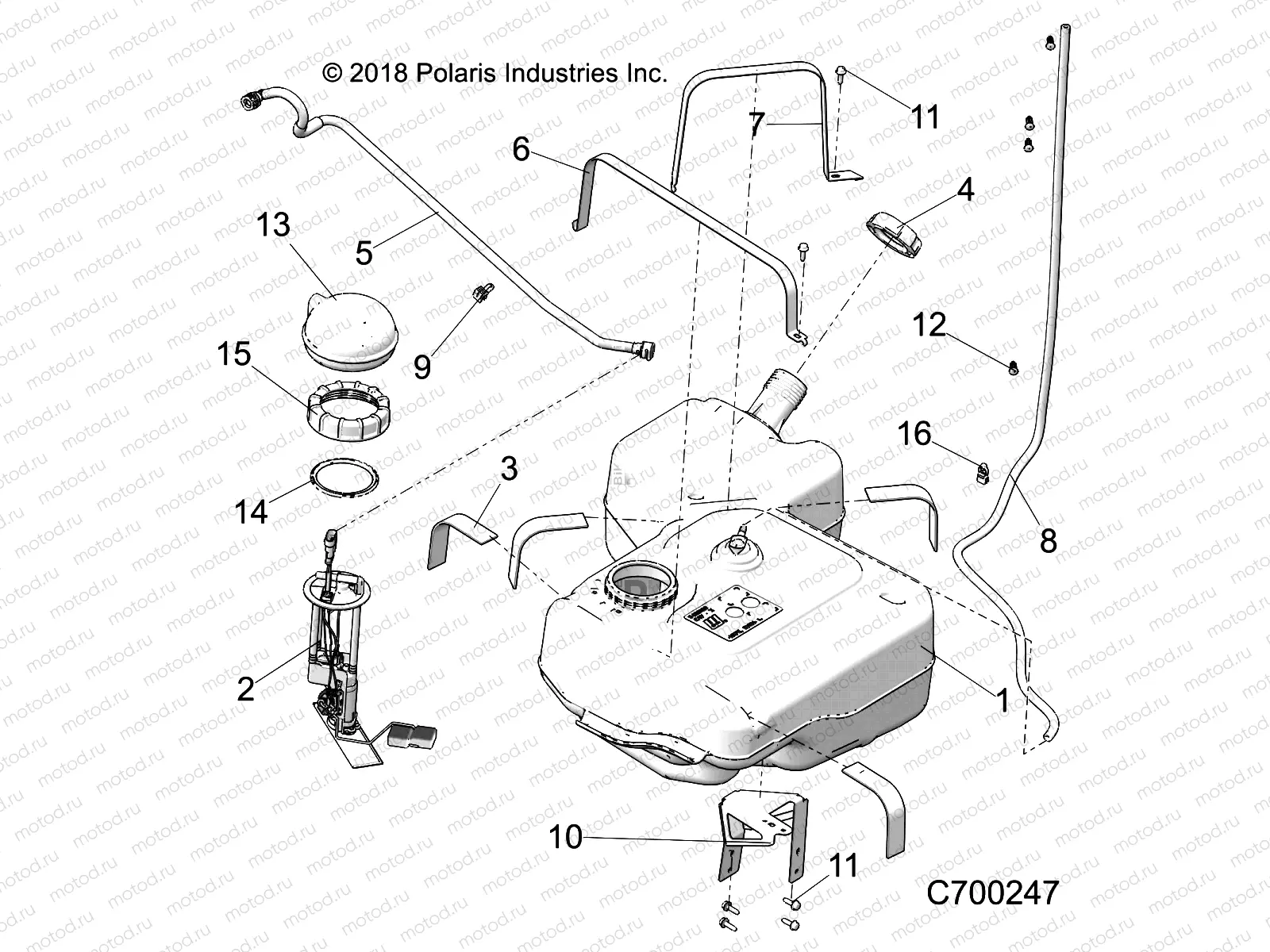 BODY | BODY, FUEL TANK - R19RSB99A9/B9 (C700247)