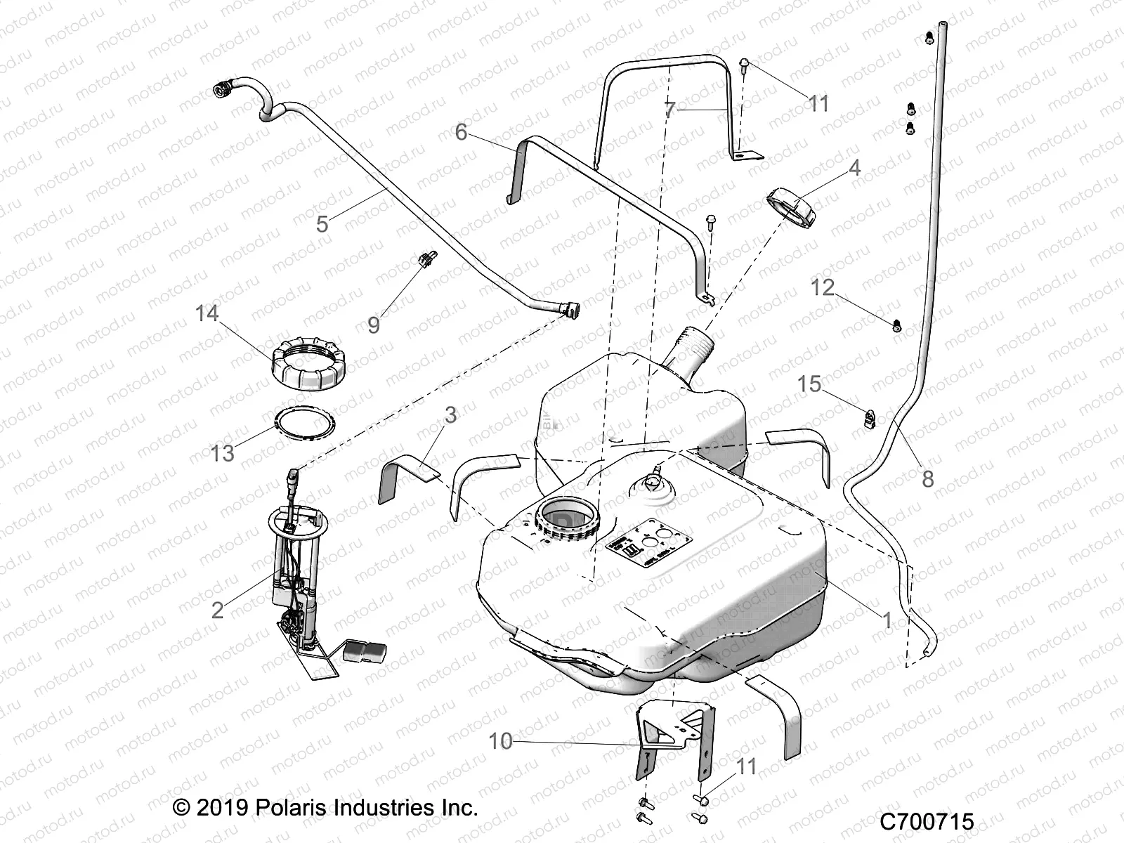 BODY | BODY, FUEL TANK - R20RRM99AL (C700715)