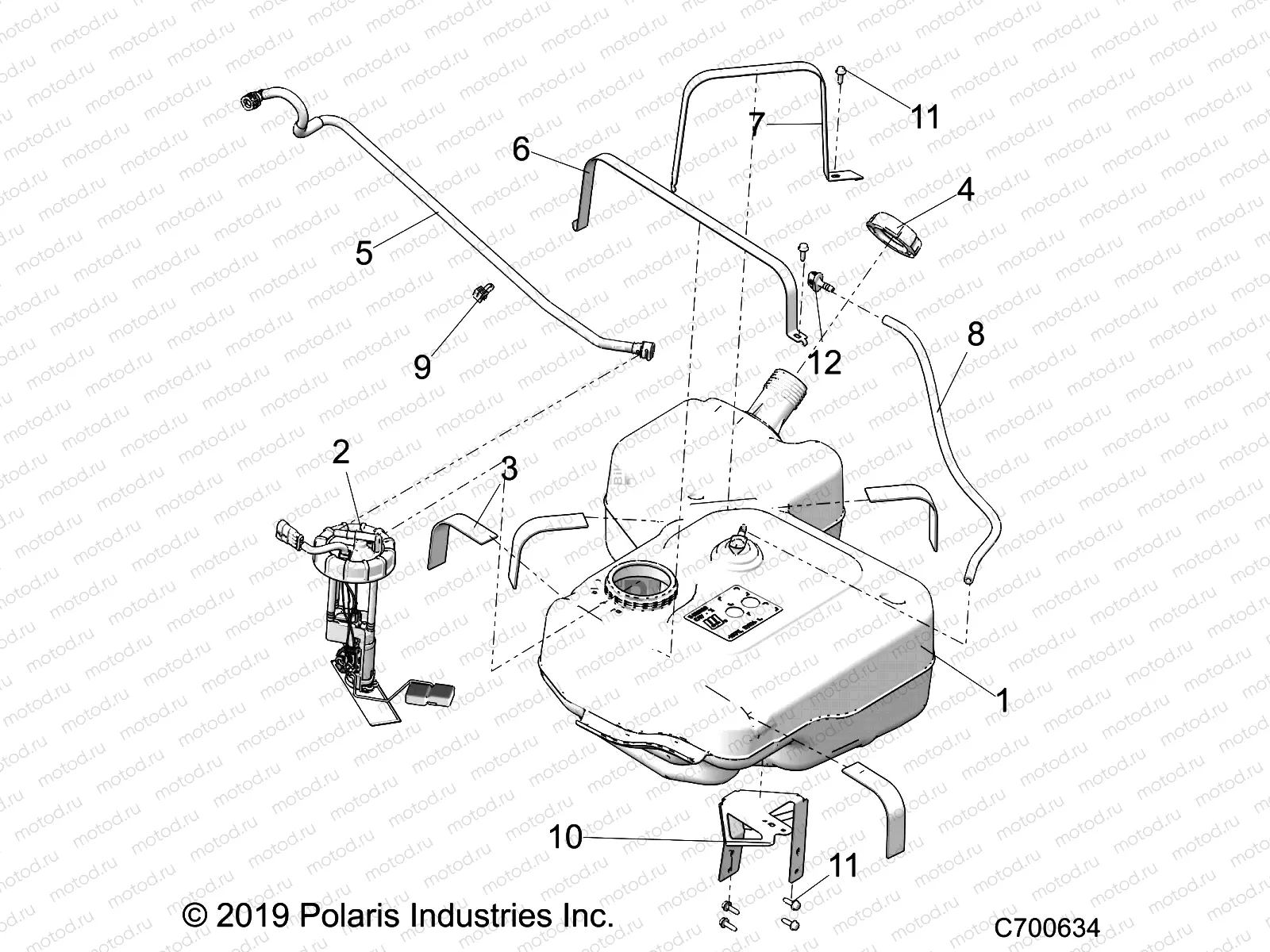 BODY | BODY, FUEL TANK - R20RSF99AV/BV (C700634)