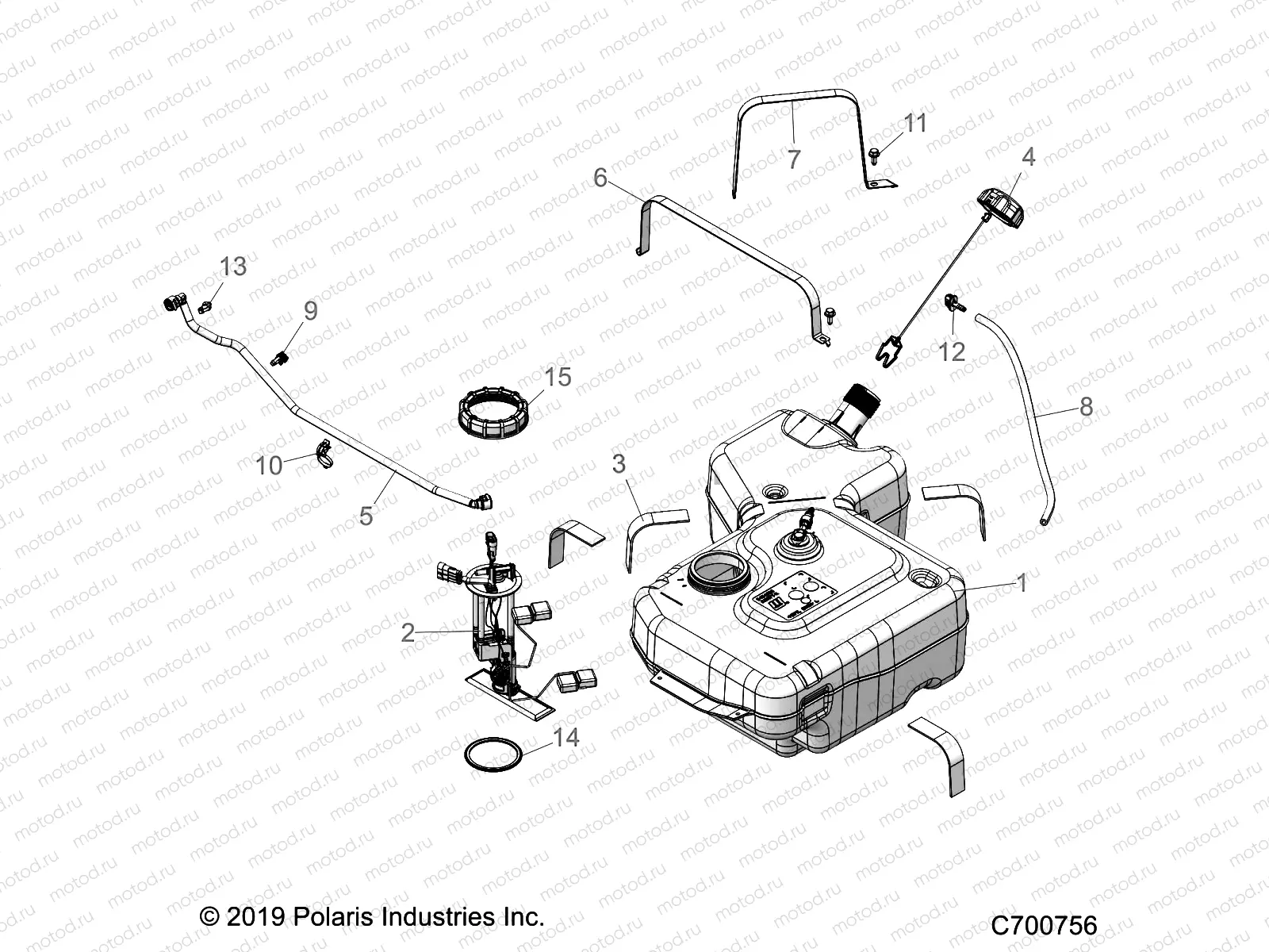 BODY | BODY, FUEL TANK - R20TAU99AS/AM/AZ/BS/BM/BZ (C700756)