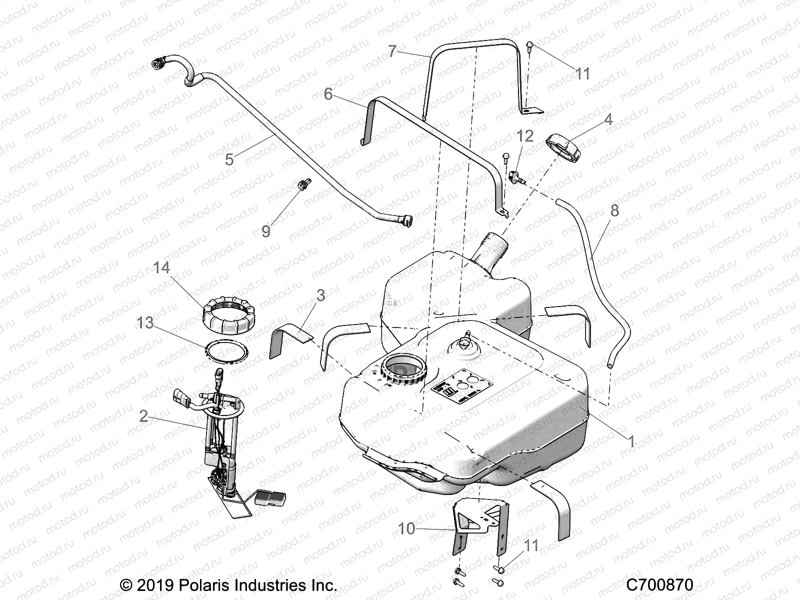 BODY | BODY, FUEL TANK - R21RRE99JA (C700870)