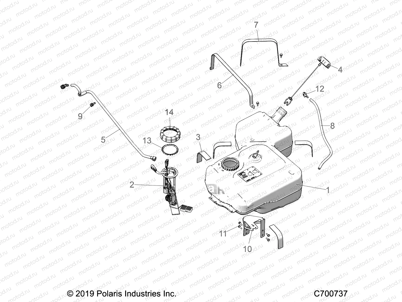BODY | BODY, FUEL TANK - R22RSU99A9/AC/AM/AS/B9/BC/BM/BS (C700737)
