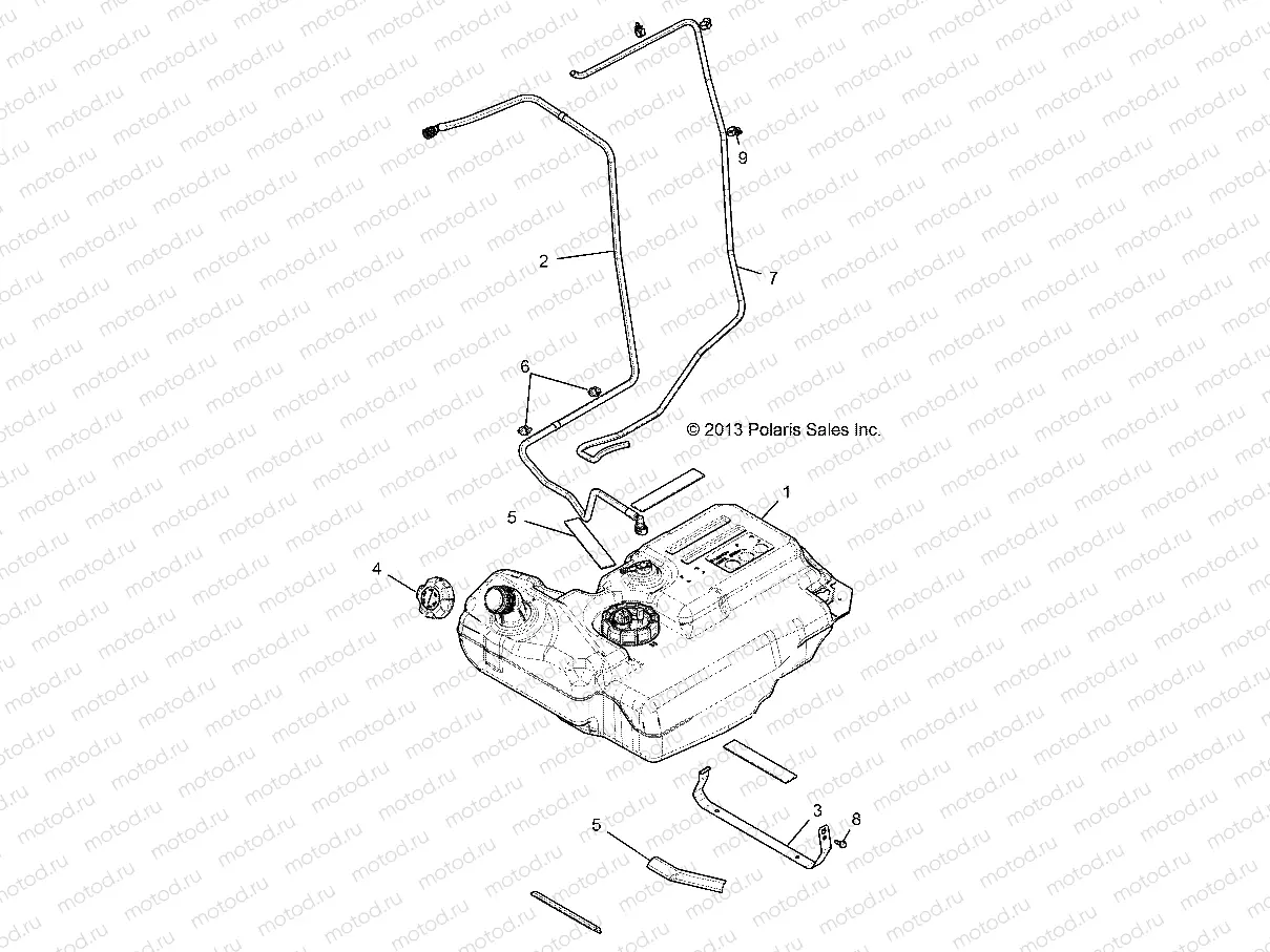 BODY | BODY, FUEL TANK - Z146T1EAM/EAW (49RGRFUEL1410004)