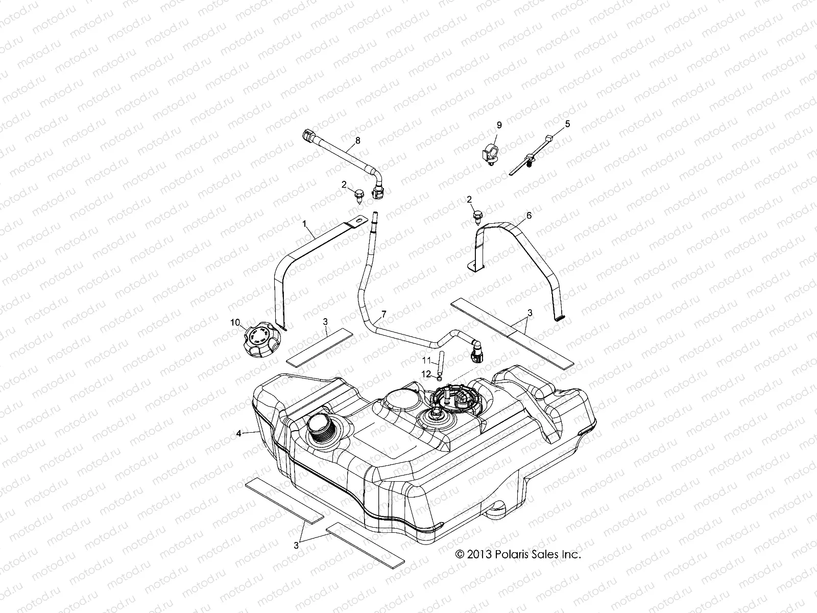 BODY | BODY, FUEL TANK -Z14VE76FX/FI (49RGRFUEL14RZR8SI)
