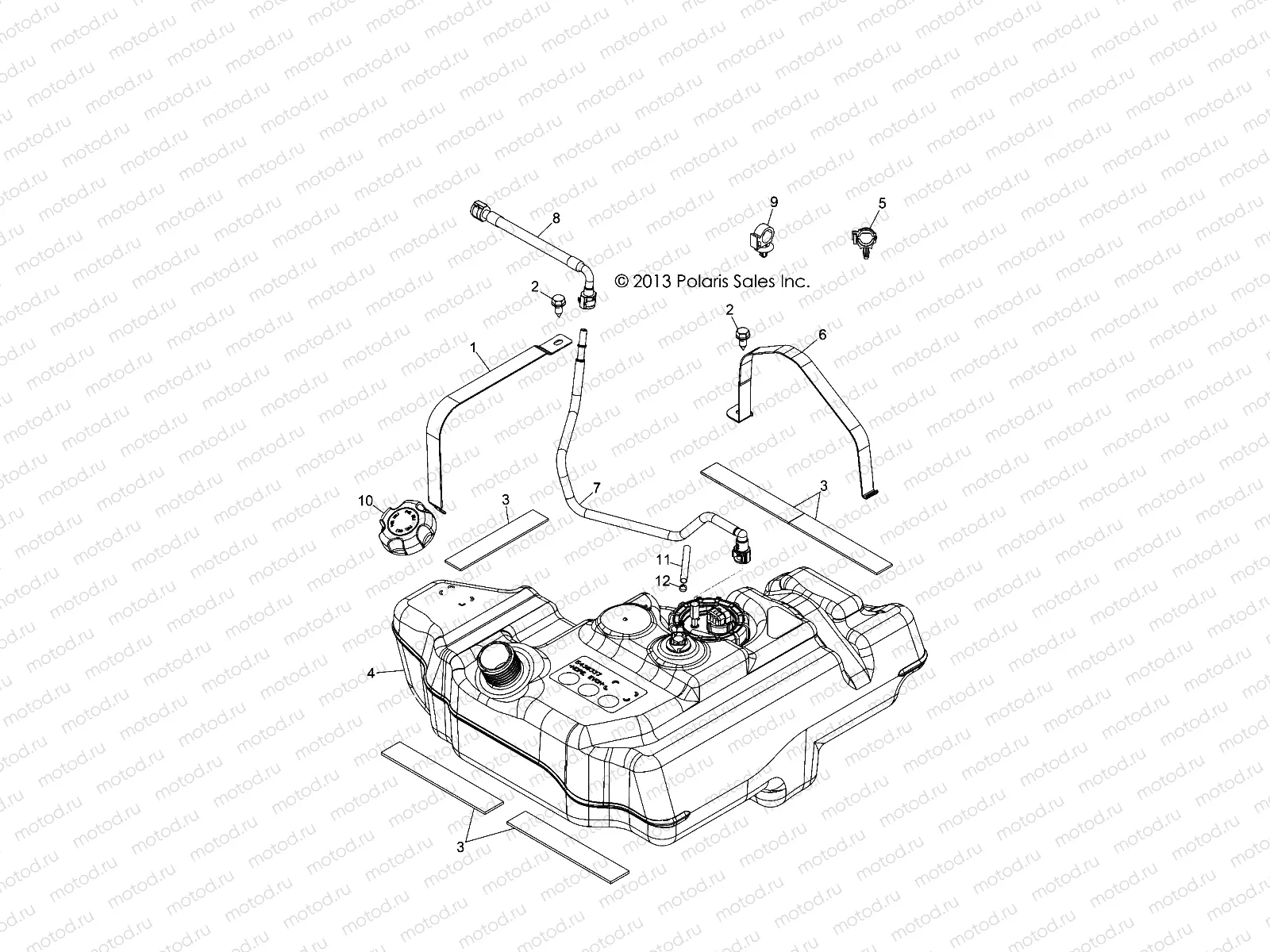 BODY | BODY, FUEL TANK - Z14VH76AC/AD/EAI/EAK/EAJ/EAL/EAW (49RGRFUEL14RZR800)