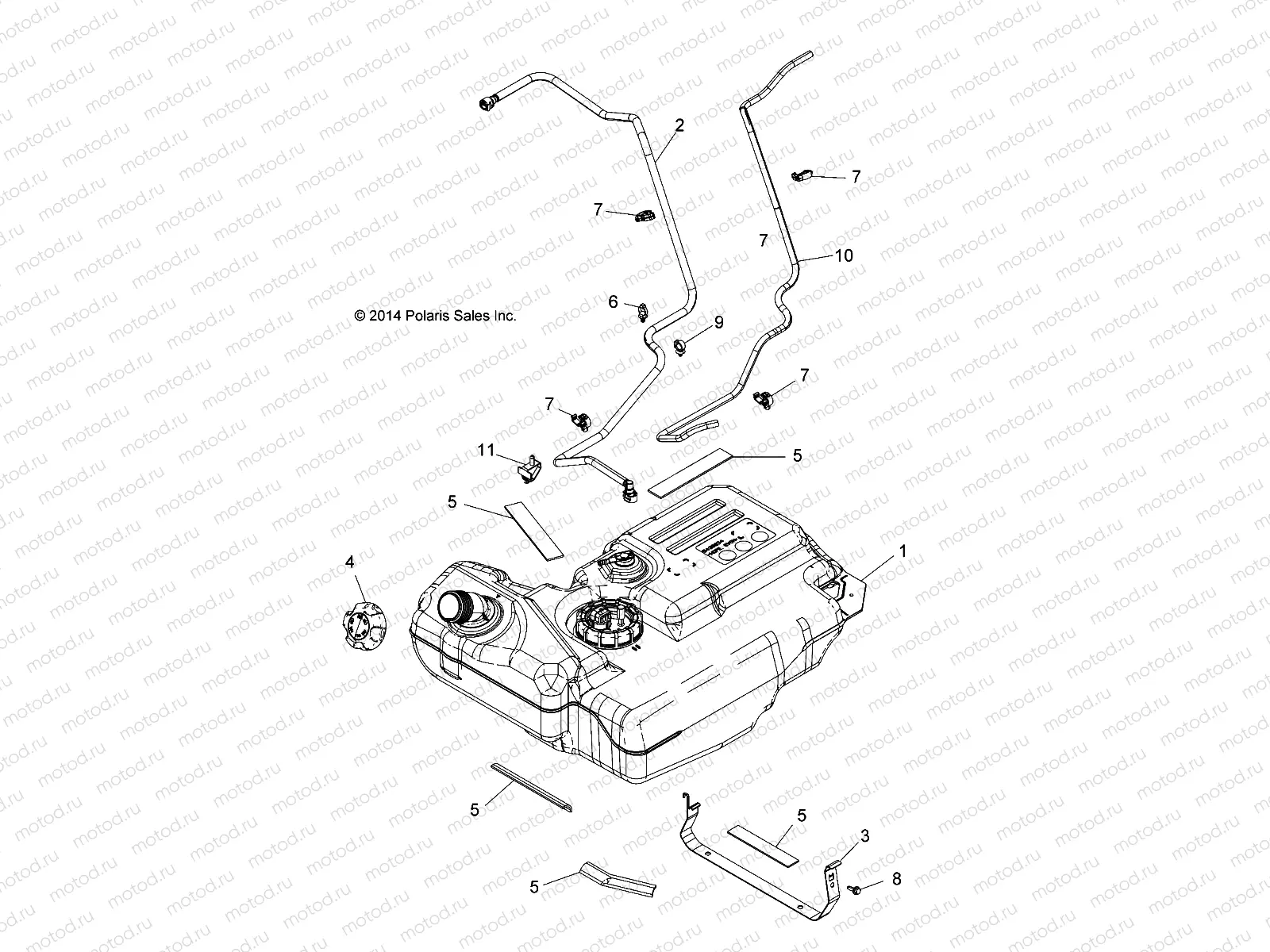 BODY | BODY, FUEL TANK - Z16VCE87AB/AR/AE/AS (49RGRFUEL15RZR900)