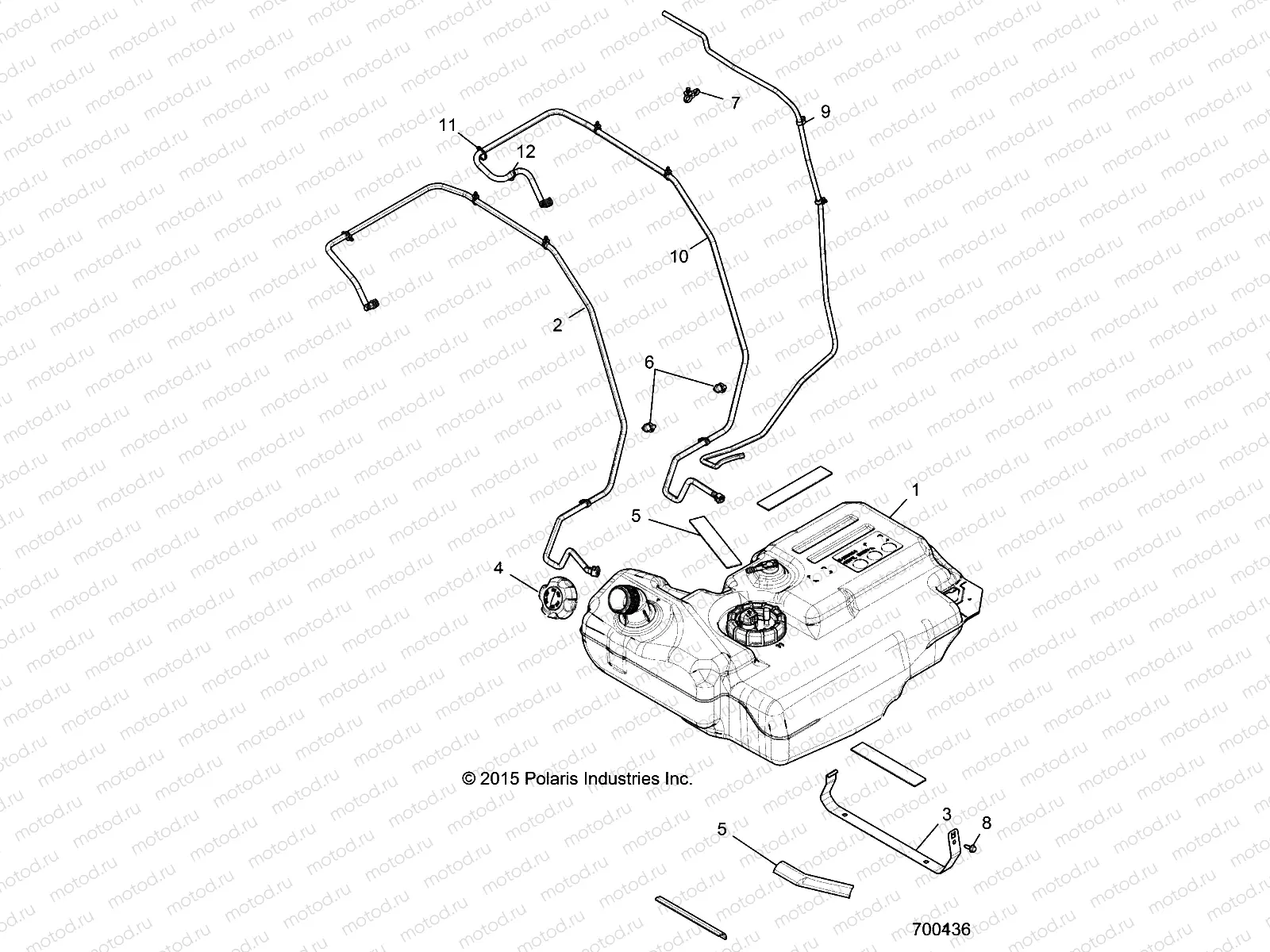 BODY | BODY, FUEL TANK - Z16VDE92NH/NW (700436)