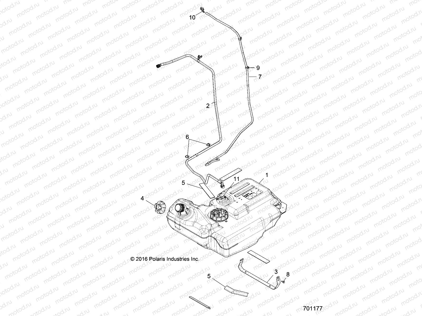 BODY | BODY, FUEL TANK - Z17VDE99NM (701177)