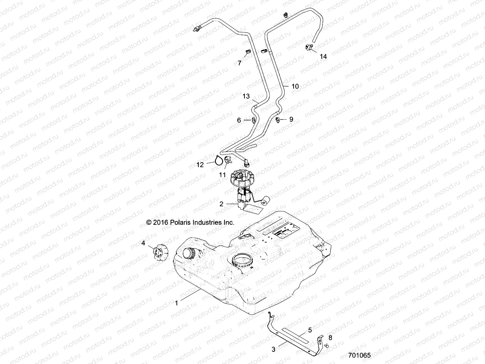 BODY | BODY, FUEL TANK - Z18VAA87B2/E87BM/BW (701065)