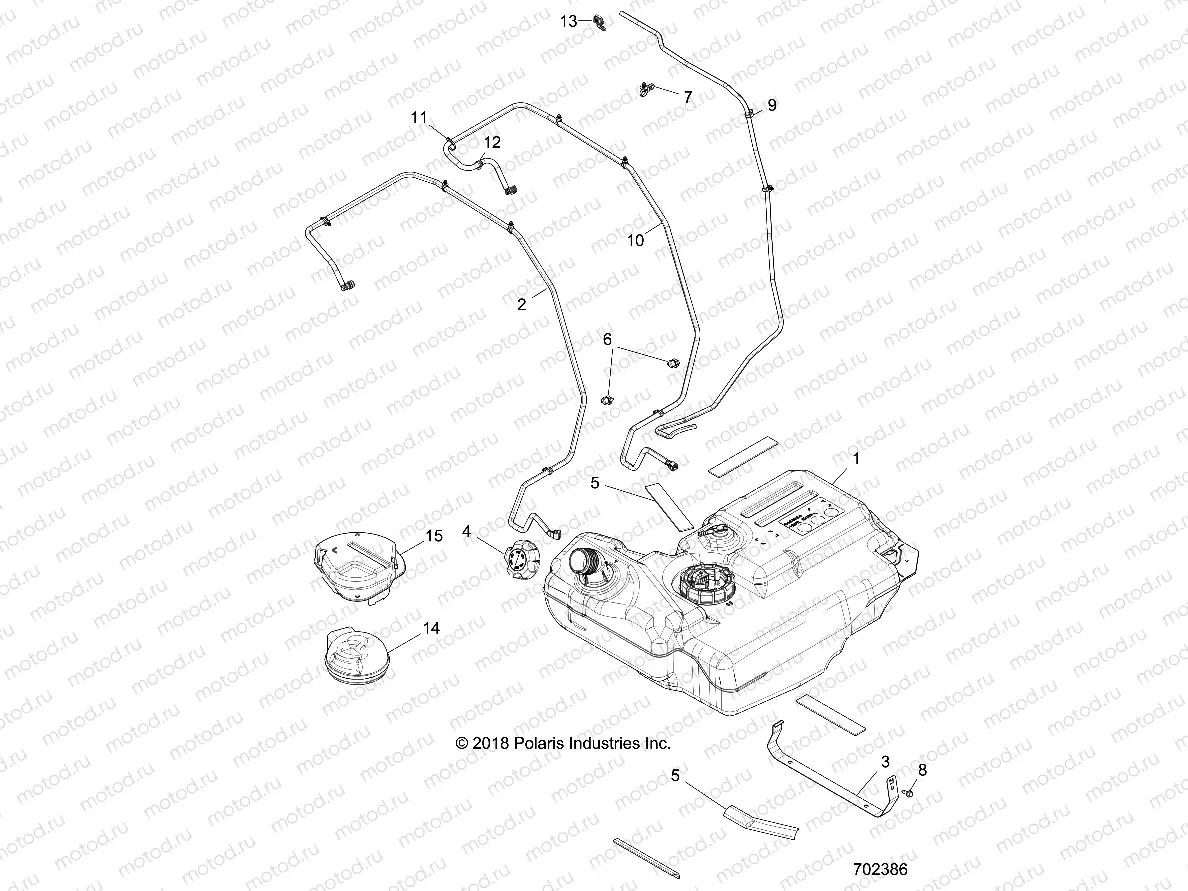 BODY | BODY, FUEL TANK - Z18VDS92CF/CU (702386)