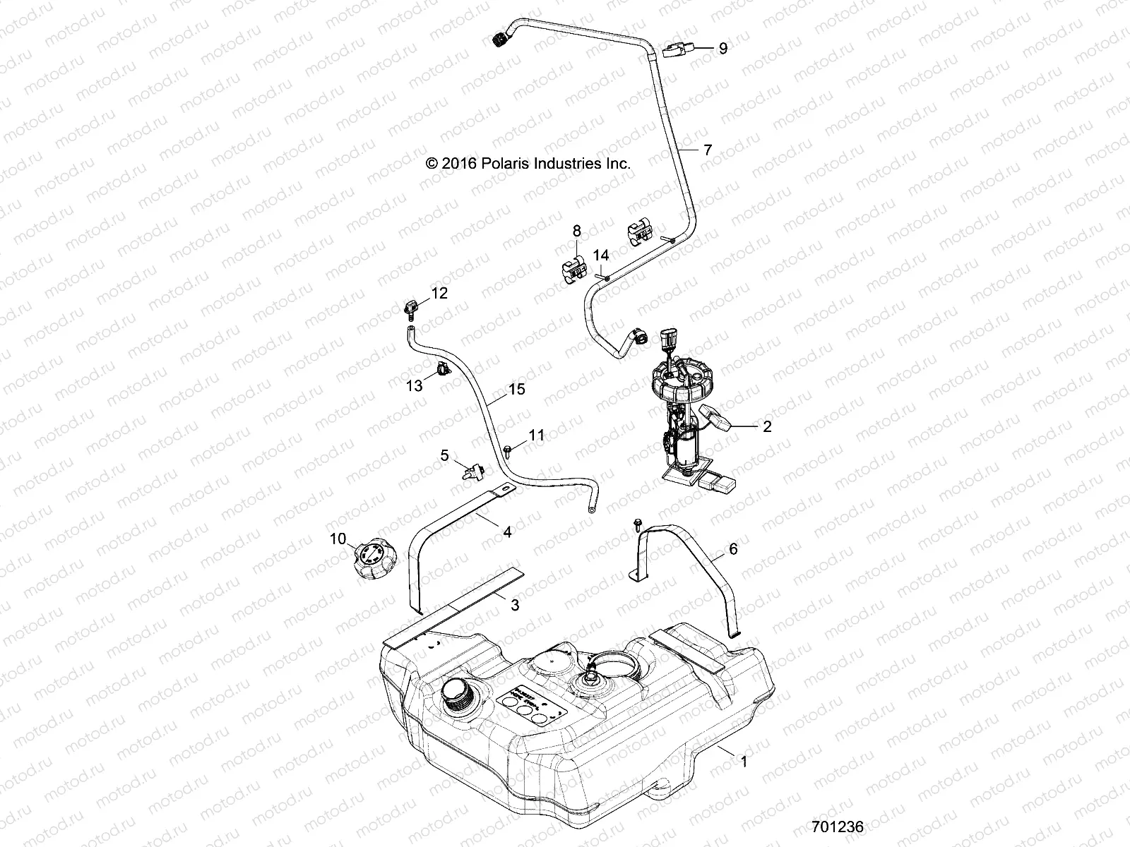 BODY | BODY, FUEL TANK - Z18VHE57BV (701236)
