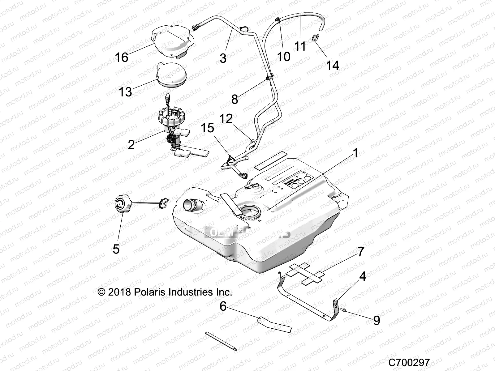 BODY | BODY, FUEL TANK - Z20A4E99AH/LH (C700297)