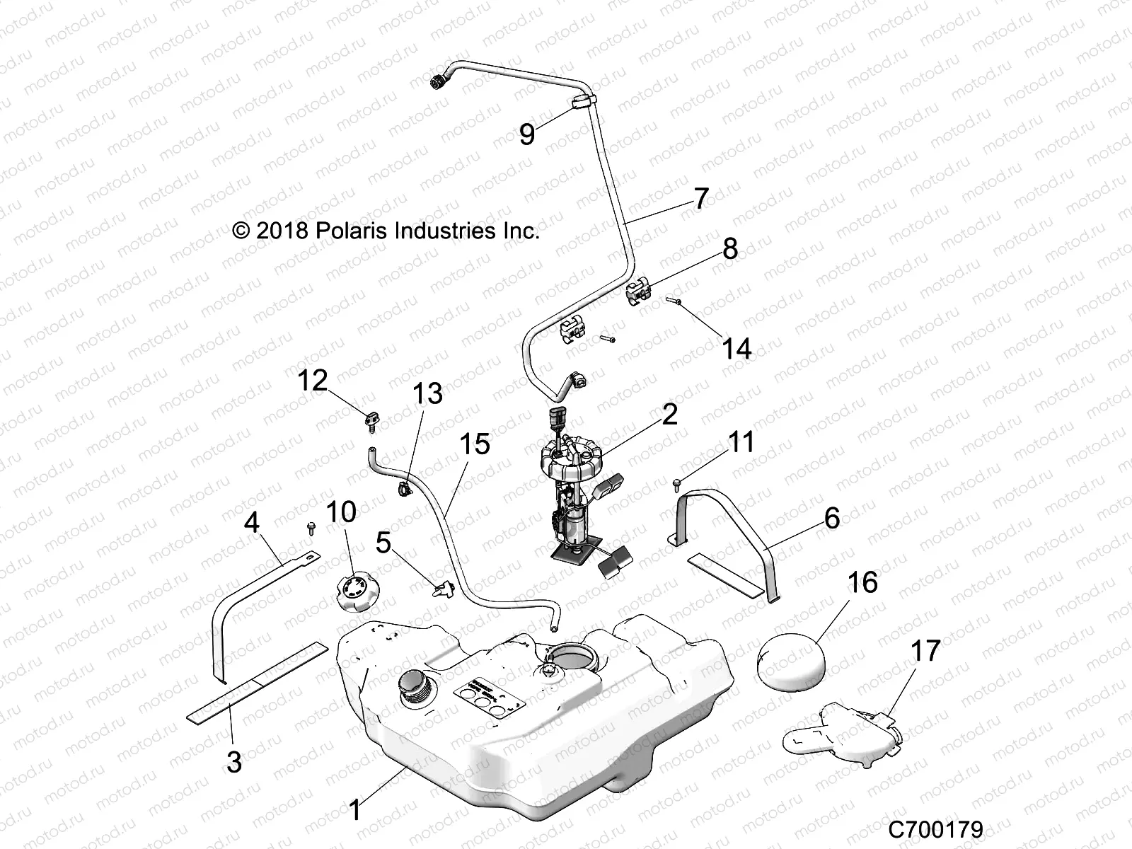 BODY | BODY, FUEL TANK - Z20CHA57A2/E57AM (C700179)
