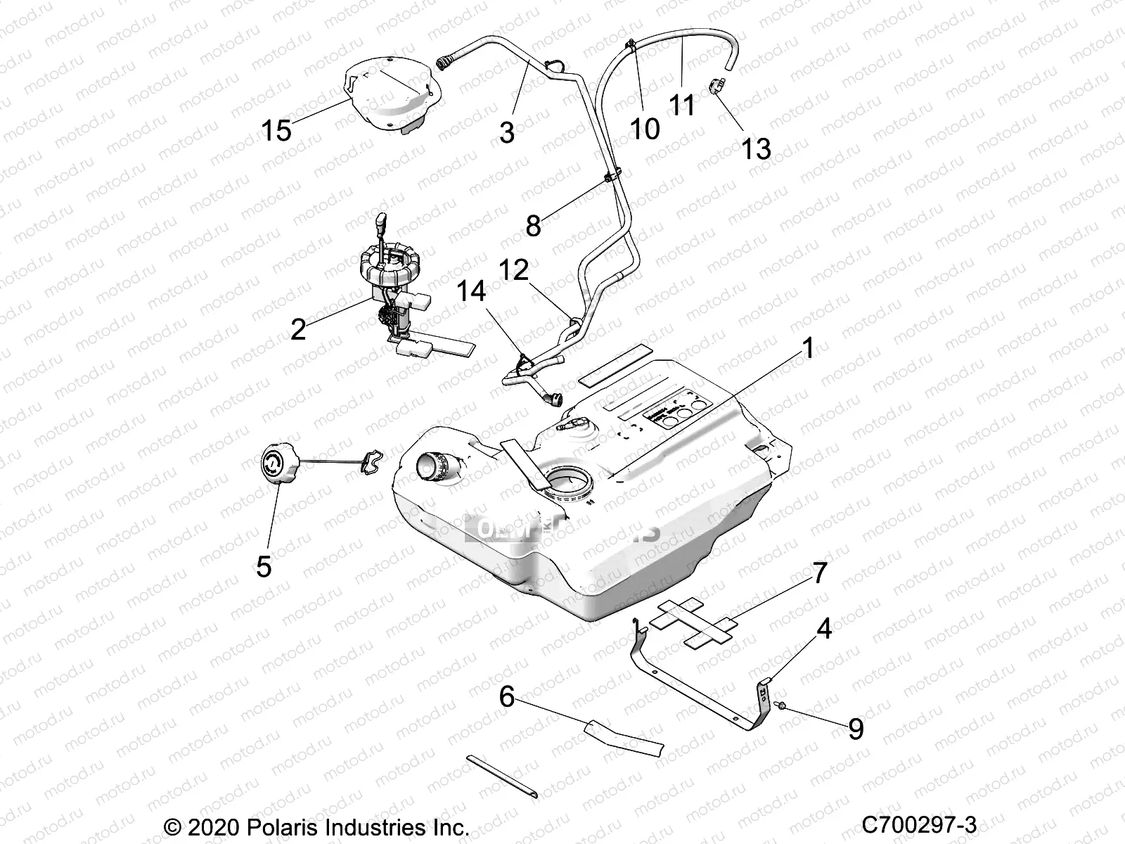 BODY | BODY, FUEL TANK - Z21A4E99AX (C700297-3)
