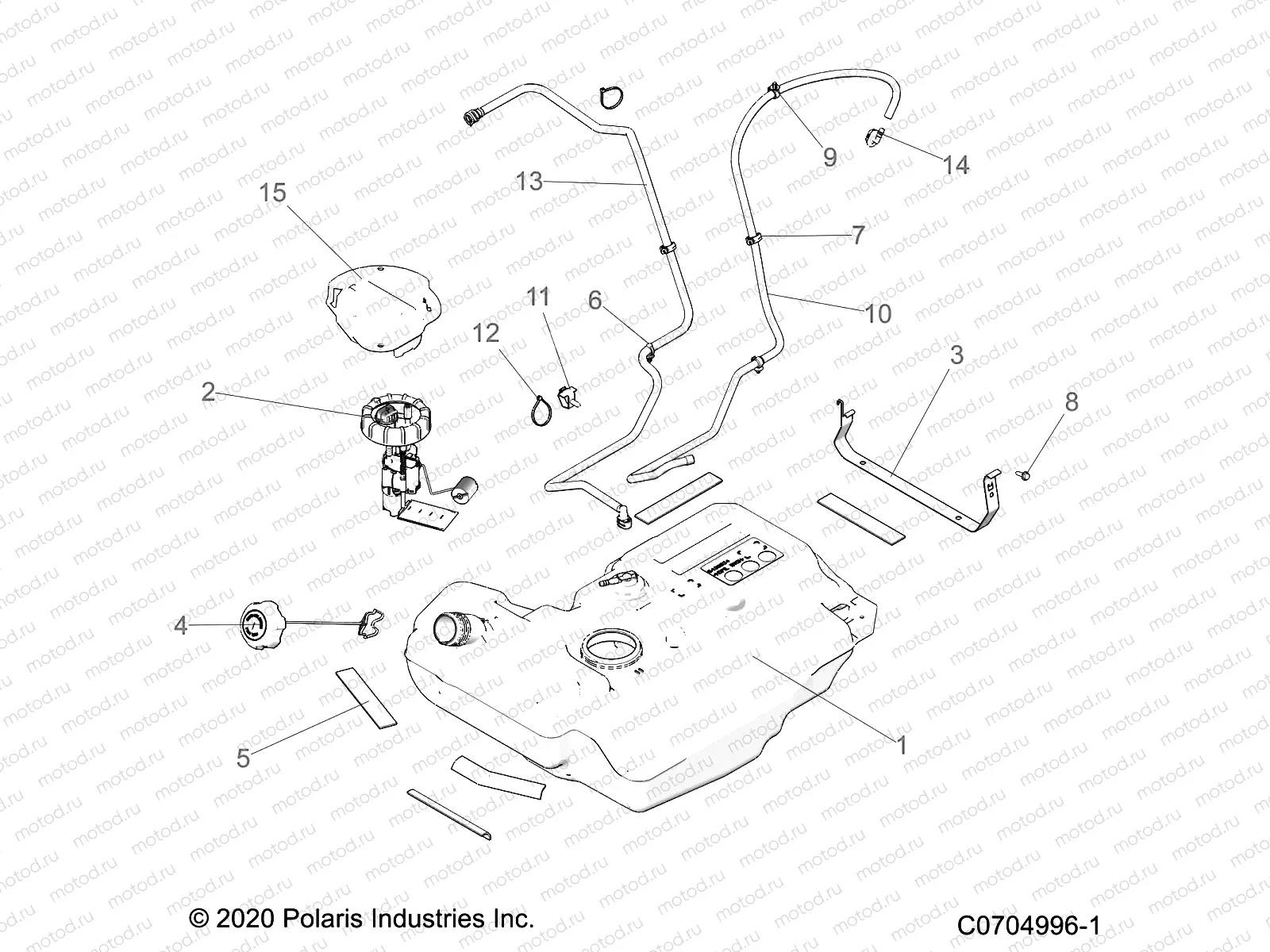 BODY | BODY, FUEL TANK - Z21A5A87B2/P87B5/K87B4/SA87B2 (C0704996-1)