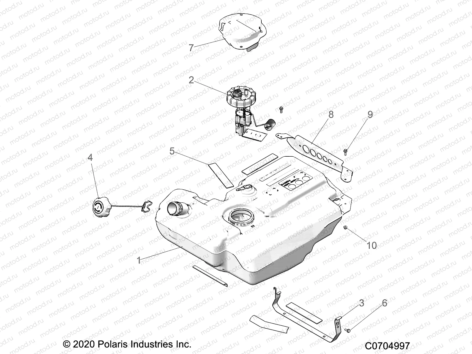 BODY | BODY, FUEL TANK - Z23N4K99A/99B (C0704997)